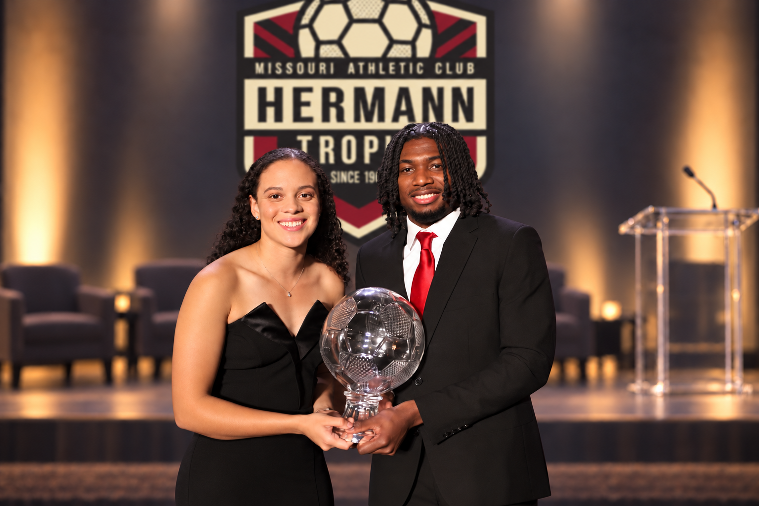 2025 Winners Jasmine Aikey and Donovan Phillip